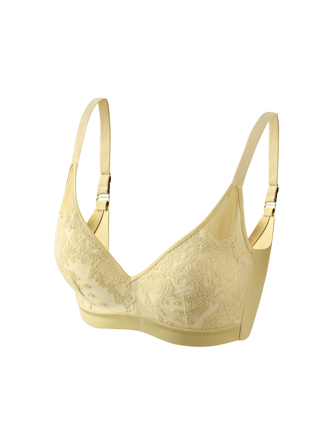 SuperGard Cabin Bra 82001 | Women's Far Infrared Bra with Seamless Fit, French Lace Style and Dedicated Nipple Comfort Chamber